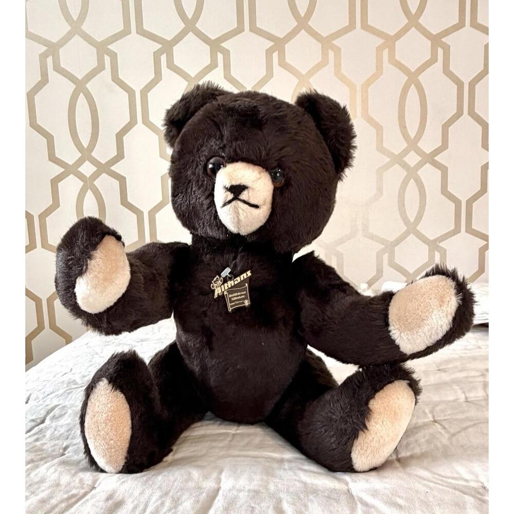 Althans Antique Teddy Bear West Germany 18” Excellent Very Clean With Tags